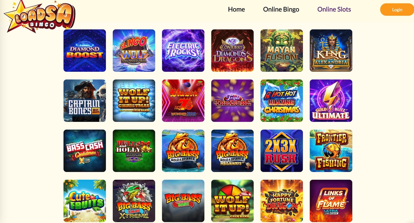 Loads A Bingo Slots Page