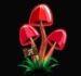 Symbol Red mushrooms slot Reel Snails by Casimi