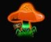 Symbol Mushroom with an orange hat slot Reel Snails by Casimi