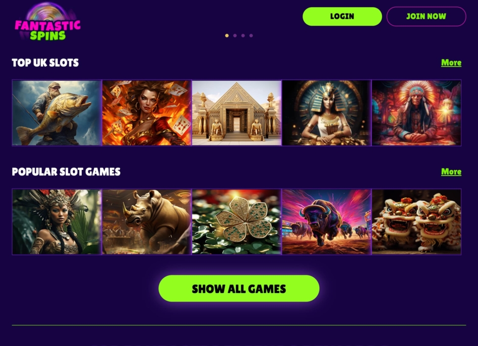 Fantastic Spins Casino Games