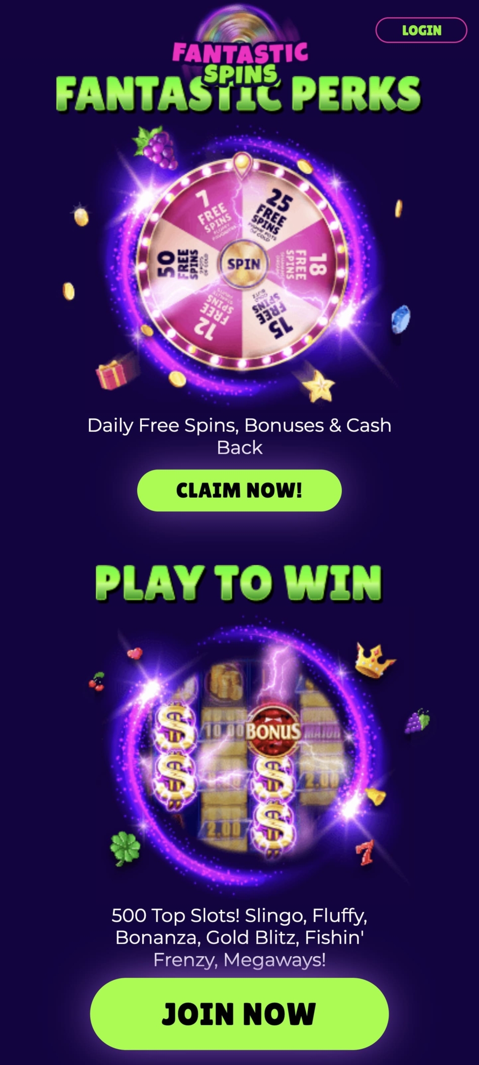 Fantastic Spins Casino Android App