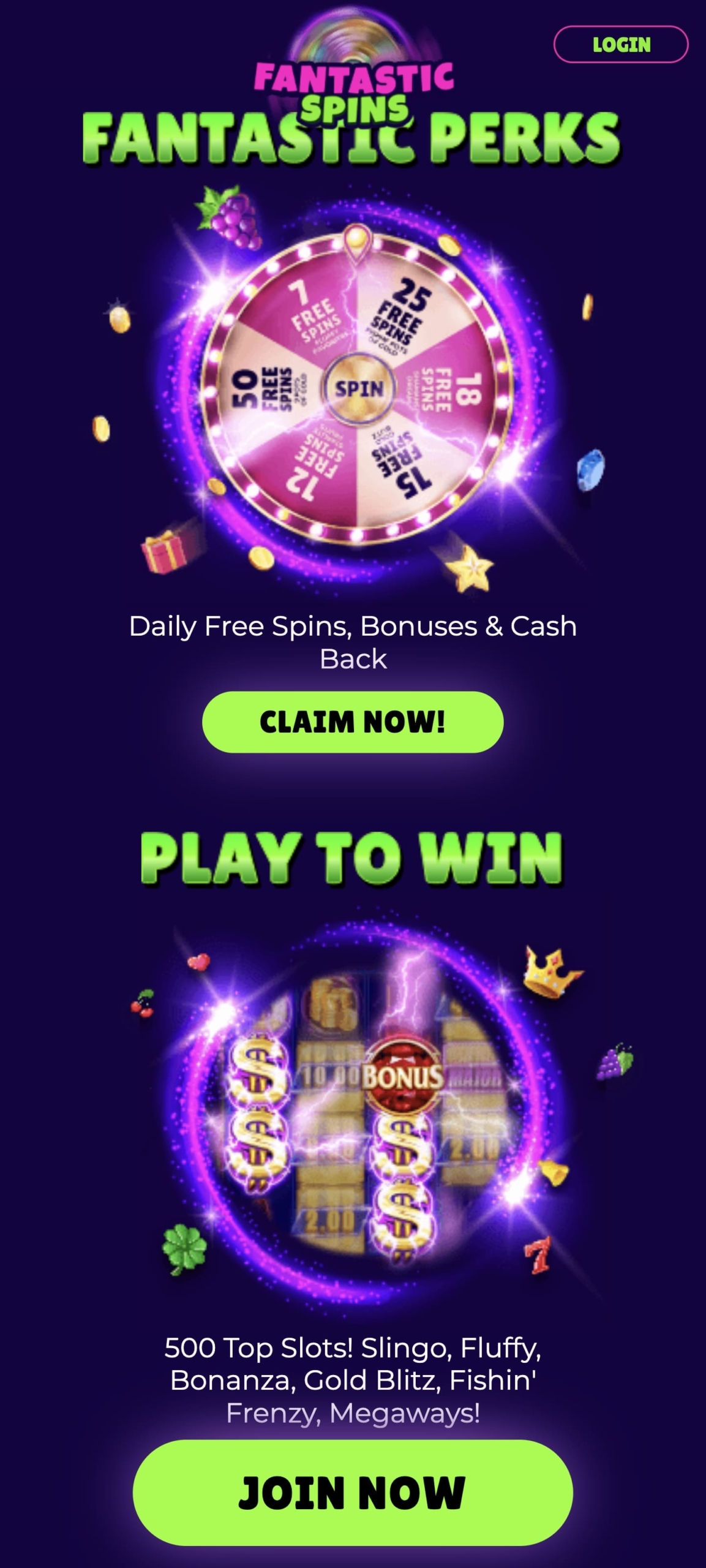 Fantastic Spins Casino Android App