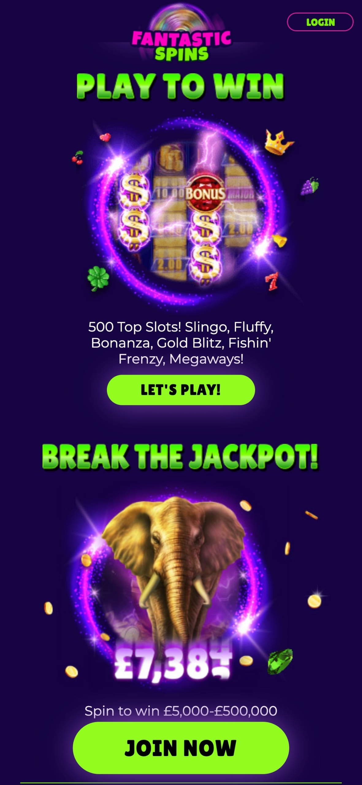 Fantastic Spins Mobile Casino UK Review