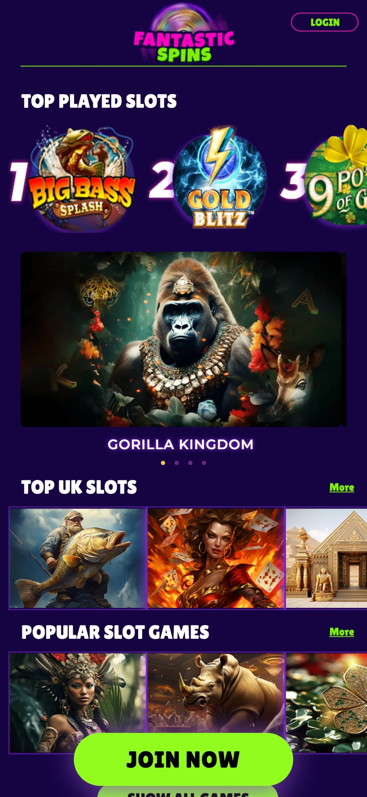 Fantastic Spins Casino App