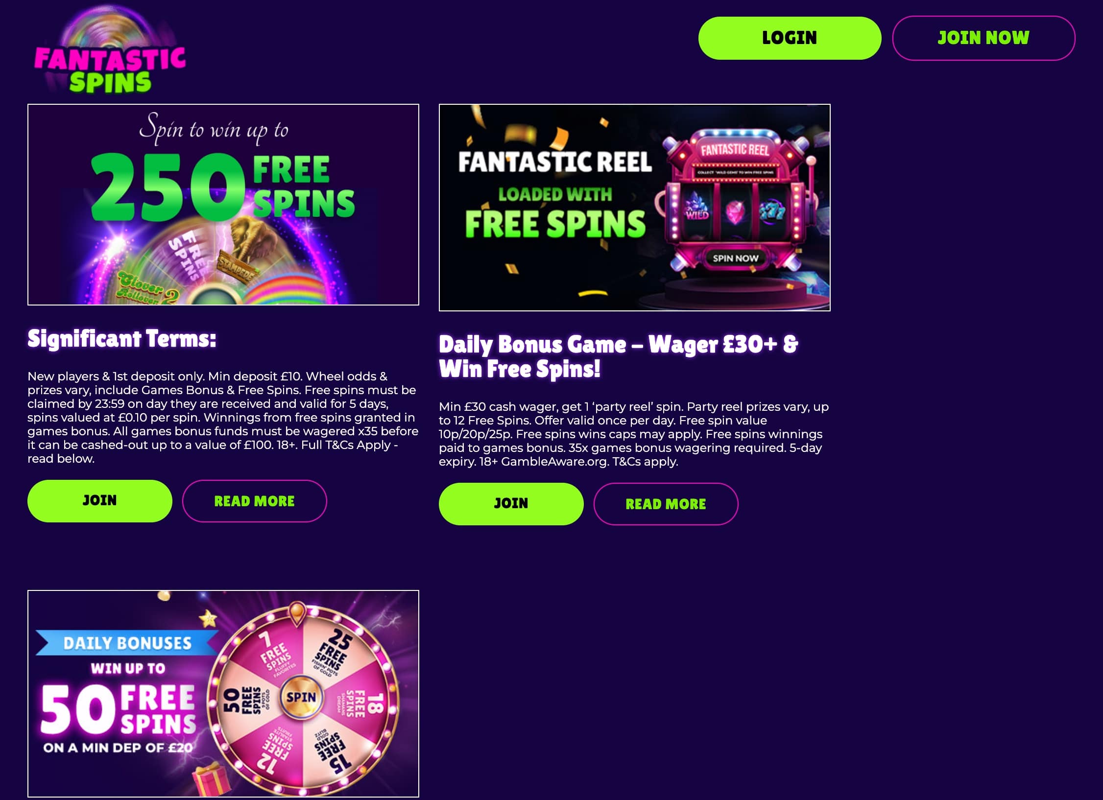 Fantastic Spins Review 2025
