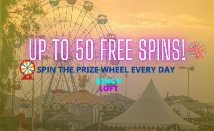 Bingo Loft Casino Free Spins Daily Prize Wheel