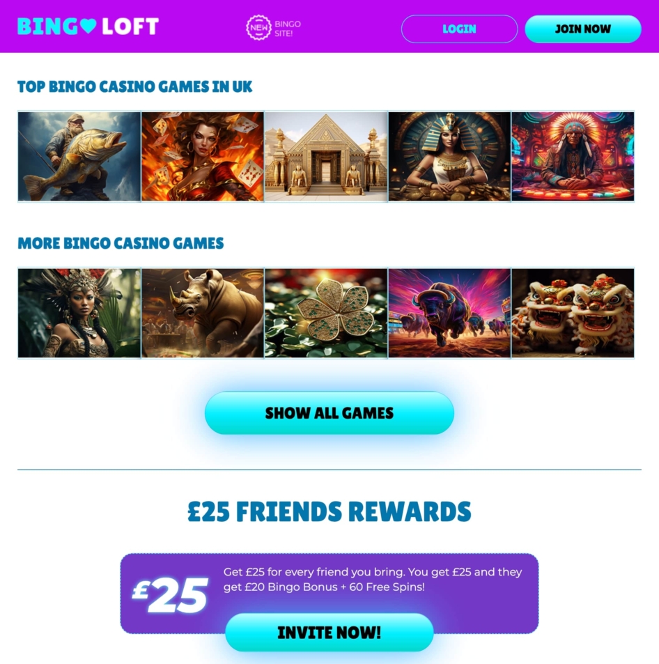 Bingo Loft Referrals
