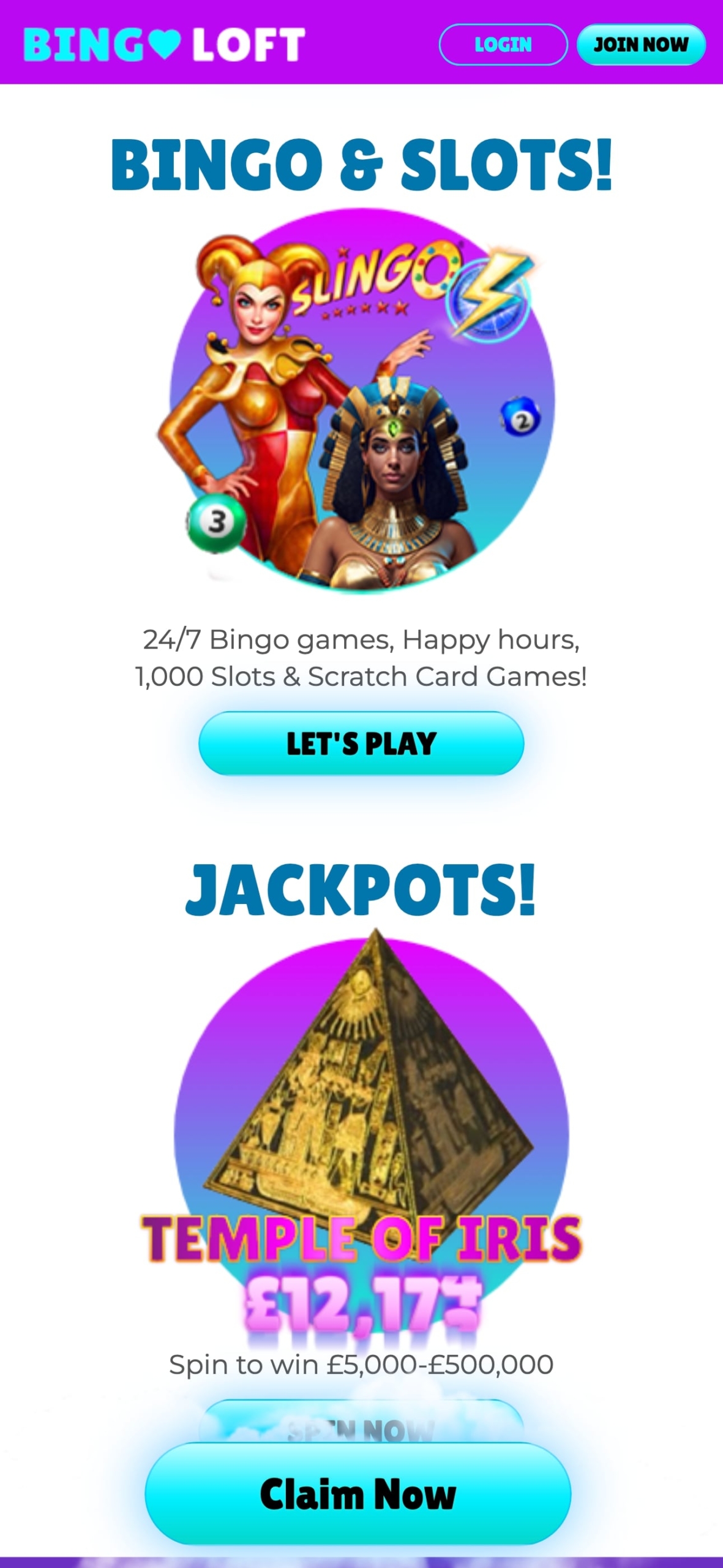 Bingo Loft Mobile Casino Review