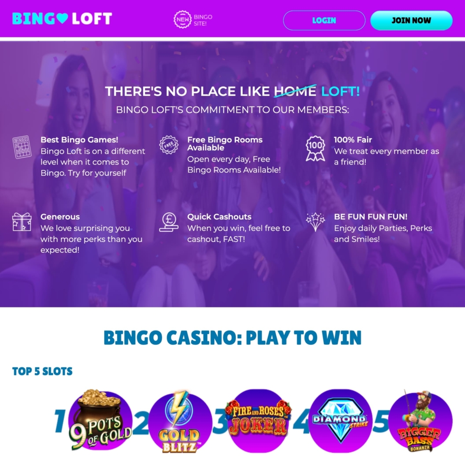 Bingo Loft Advantages