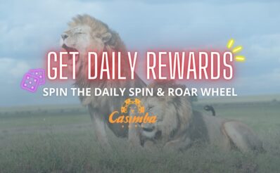 Casimba Spin & Roar Wheel Casimba Casino Bonusmenu