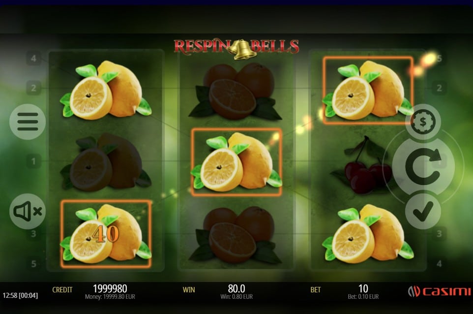 Casimi Slots respin Bells Slot Game