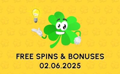 Free spins and bonuses daily 02