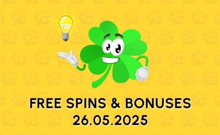 Free spins and bonuses daily 26