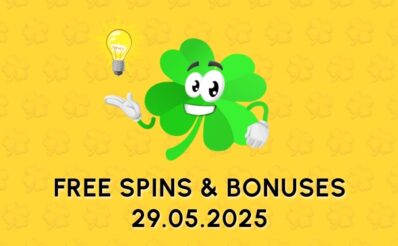 Free spins and bonuses daily 29 Bonusmenu.co.uk