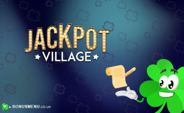 Jackpot Village Big Banner registration Bonusmenu