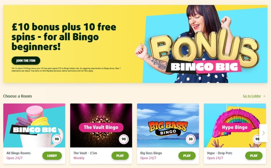 Lottoland Bingo Games Bonusmenu