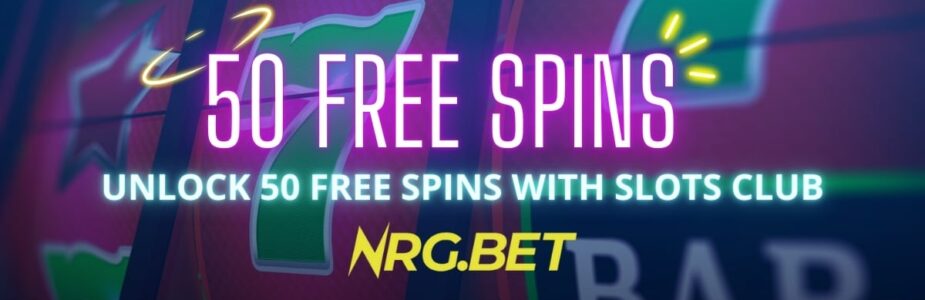 NRG Bet 50 free spins promo