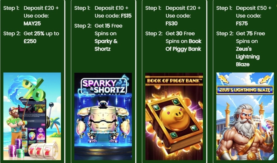 Pots Of Luck Casino May Promo