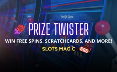 SlotsMagic Casino Prize Twister Promo Bonusmenu