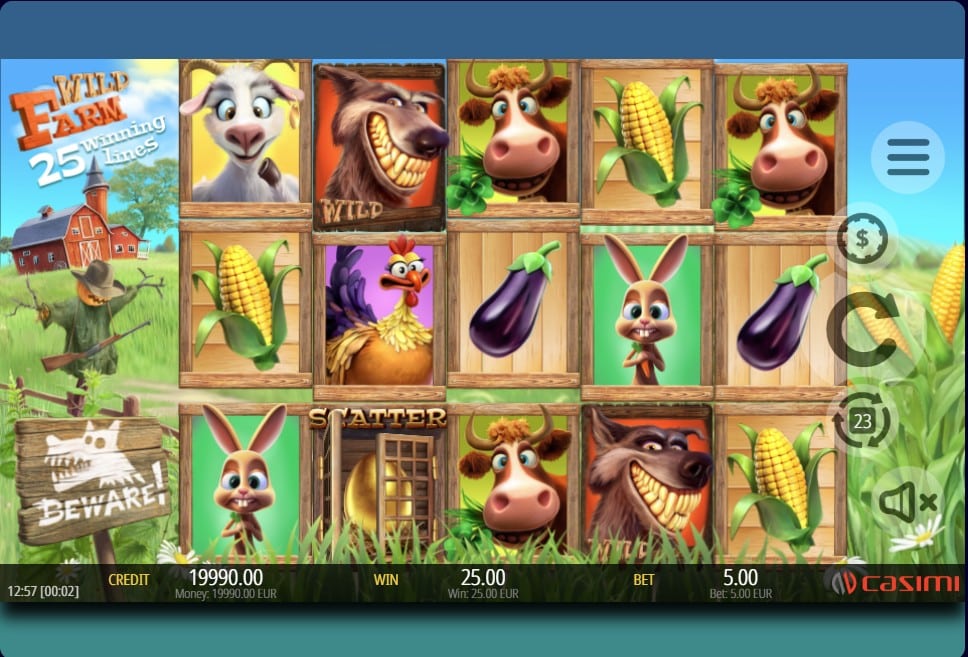 Wild Farm Casimi Slots