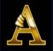 Symbol Letter A slot Black Mummy by Tom Horn Gaming