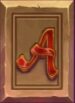 Symbol Letter A slot Book of Aladdin by Tom Horn Gaming