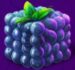 Symbol Grape cube slot Fluxberry by Tom Horn Gaming