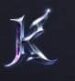 Symbol Letter K slot Book of Vampires by Tom Horn Gaming