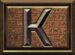 Symbol Letter K slot WILD Giza by Casimi