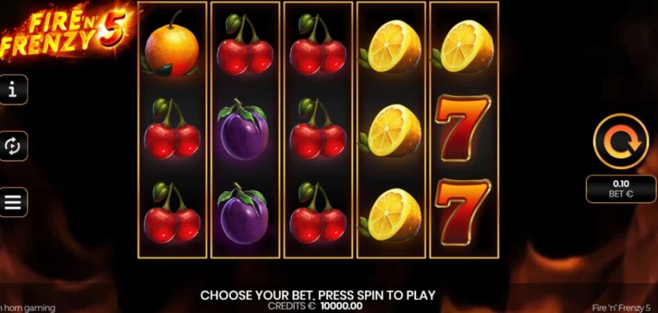 Fire’n’Frenzy 5 by Tom Horn Gaming