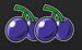 Symbol Plums slot Flaming Fruit Deluxe by Tom Horn Gaming