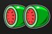 Symbol Watermelons slot Flaming Fruit Deluxe by Tom Horn Gaming