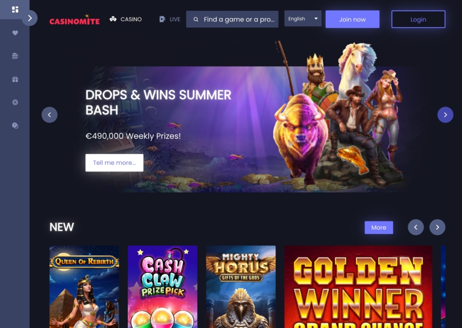 Casinomite Casino Review UK 2025