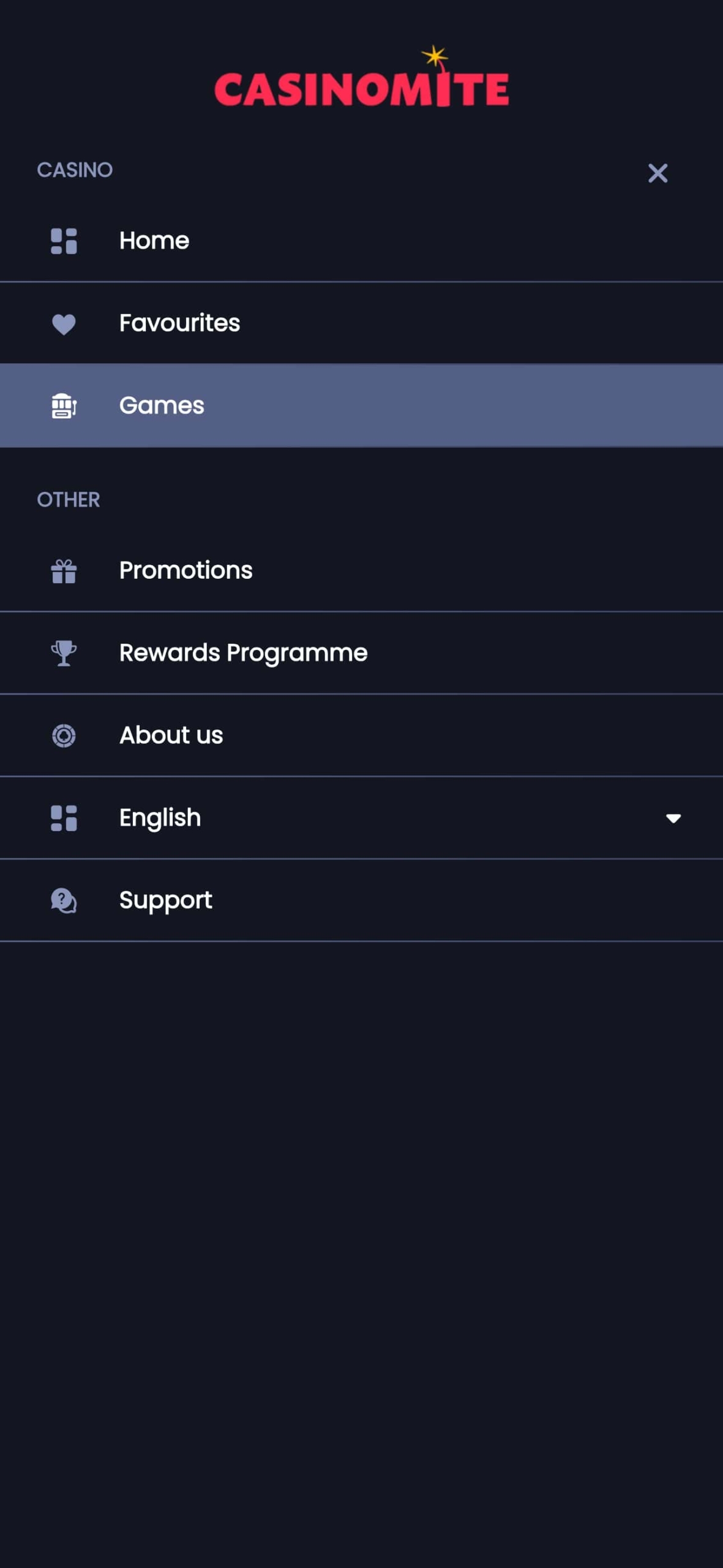 Casinomite Casino Mobile