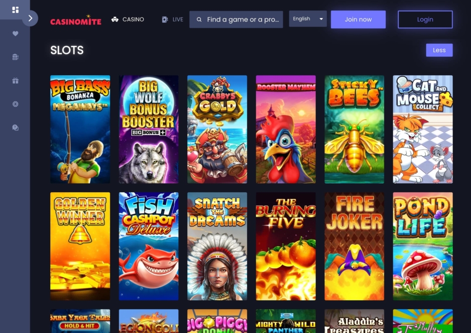 Casinomite Slot Games