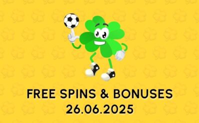 Free spins and bonuses daily 26