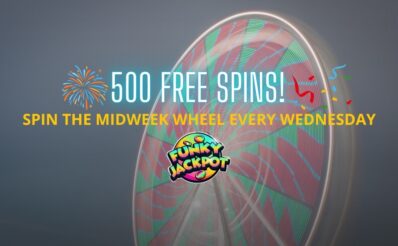 Funky Jackpot Casino Prize Wheel Bonusmenu