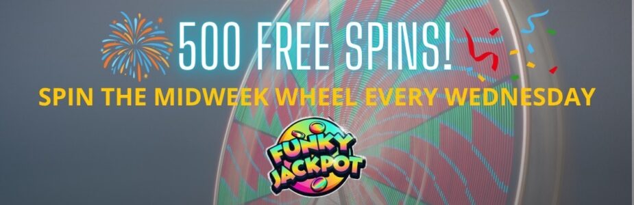 Funky Jackpot Casino Prize Wheel Bonusmenu