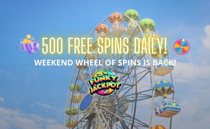 Funky Jackpot Casino weekend wheel
