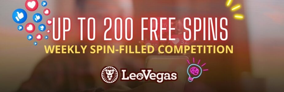 Leo Vegas Social Promo Bonusmenu