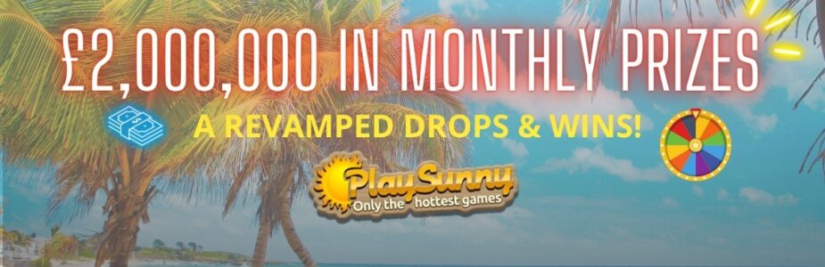 Playsunny Casino Drops & Wins 2025 Bonusmenu