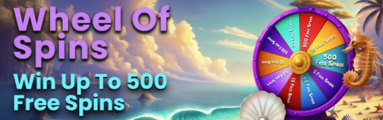 The online Casino Wheel of Spins Promo