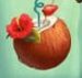 Symbol Coconut drink slot Hawaiian Fever by Tom Horn Gaming