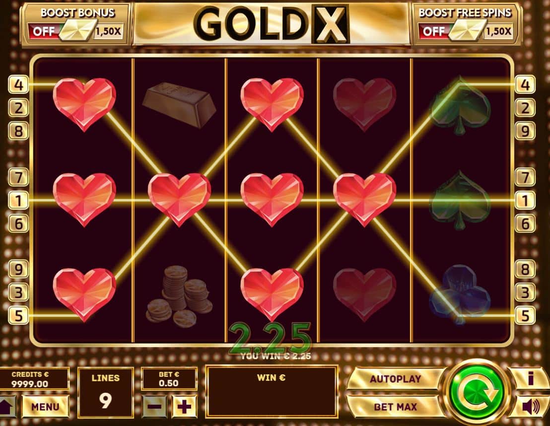 Gold X Theme and Symbols