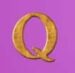 Symbol Letter Q slot Thrones of Persia by Tom Horn Gaming