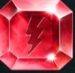 Symbol Red stone with lightning slot Triple Thunder by Tom Horn Gaming