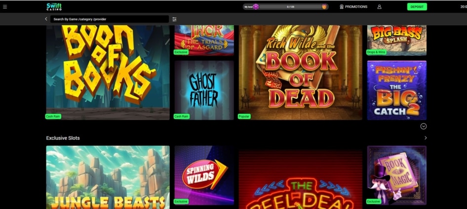 Swift Casino slots