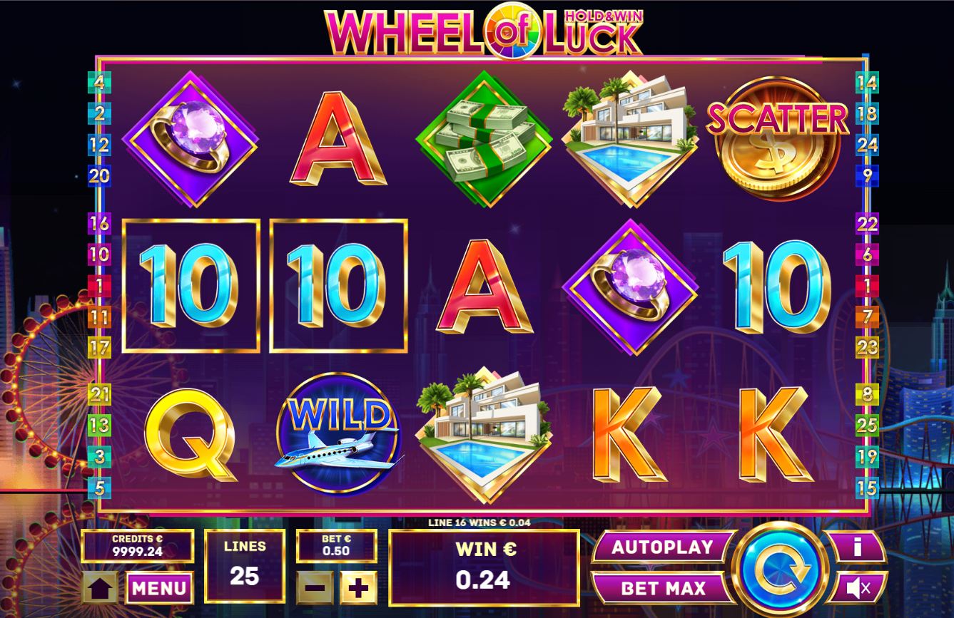 Theme and symbols Wheel of Luck. Hold&Win