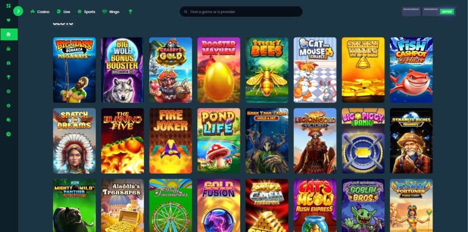 Slots at The Online Casino