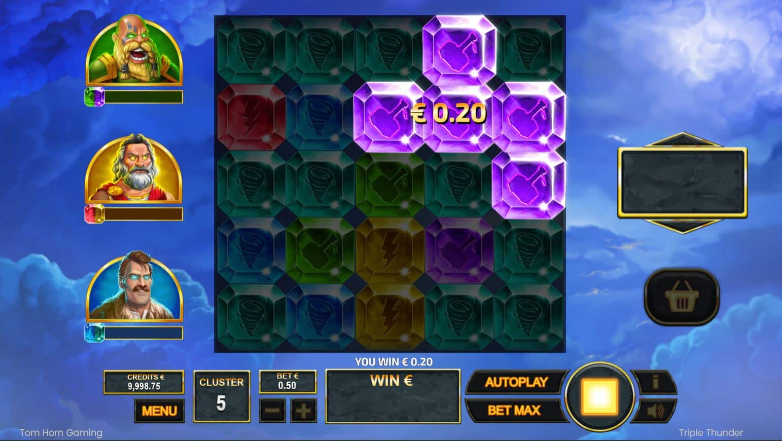 Triple Thunder Theme and Symbols